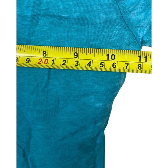 Y2K Ta-eam Collection Small S Heart Blue Graphic T-Shirt NWT - Picture 4 of 5